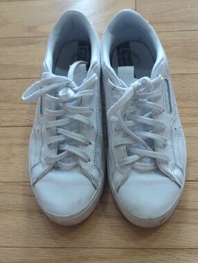 Adidas Women’s White Leather Sneakers